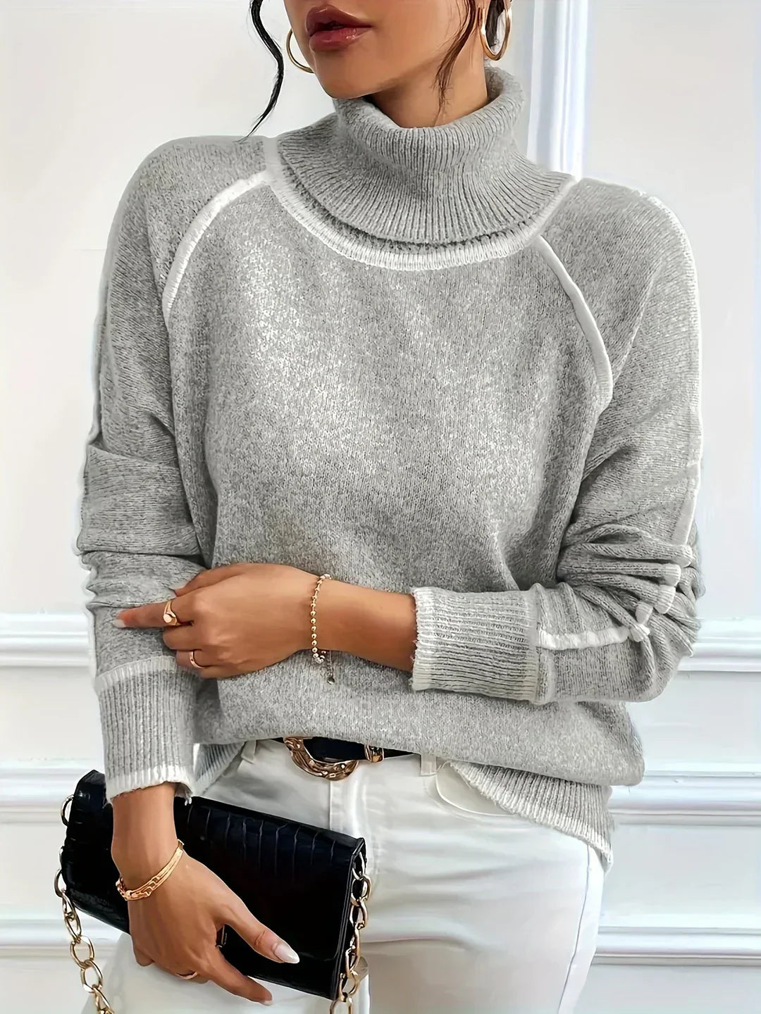 Ella™ | Maglione Dolcevita Morbido